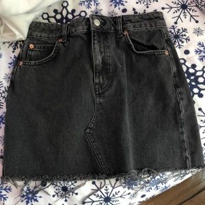 top shop jean skirt